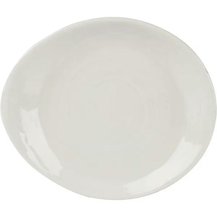 Тарелка пирожковая «Скейп» фарфор ,L=15,5,B=13,5см белый