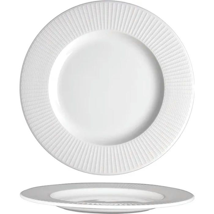 Тарелка пирожковая «Виллоу» фарфор D=15,8см белый