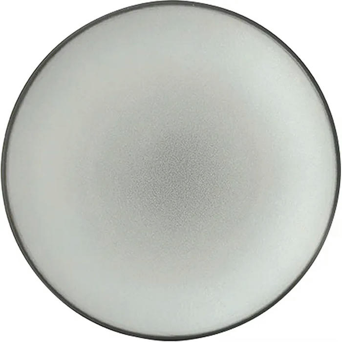 Тарелка мелкая «Экинокс» керамика D=215,H=25мм серый