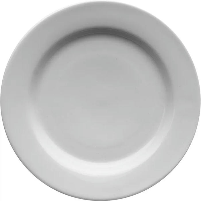 Тарелка пирожковая «Идиллия» фарфор D=15см белый