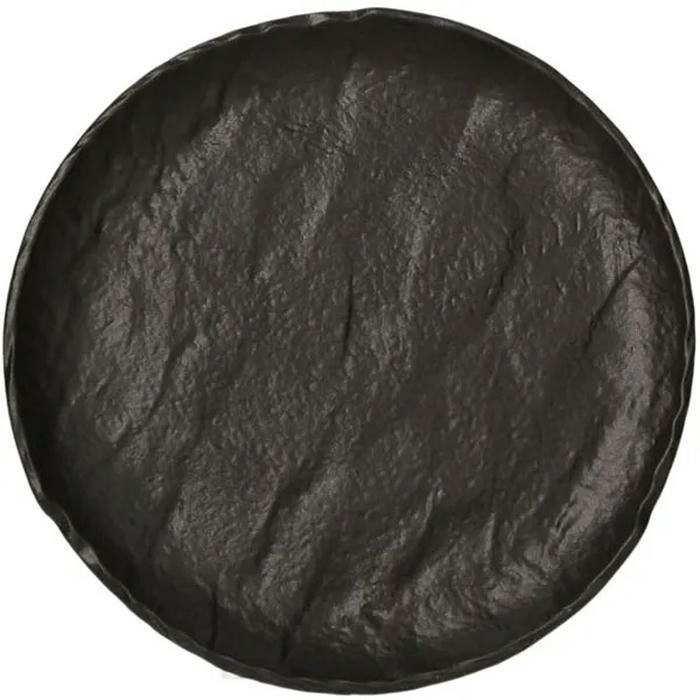 Тарелка пирожковая «Вулкания» фарфор D=16см черный