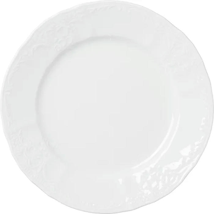 Тарелка десертная «Бернадотт» фарфор D=17см белый