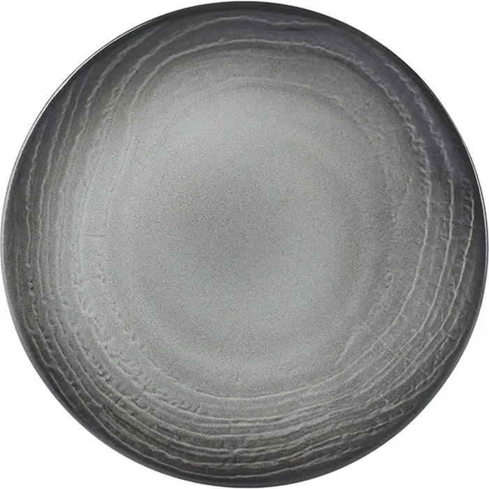 Тарелка для хлеба «Свелл» керамика D=16,H=2см черный,белый