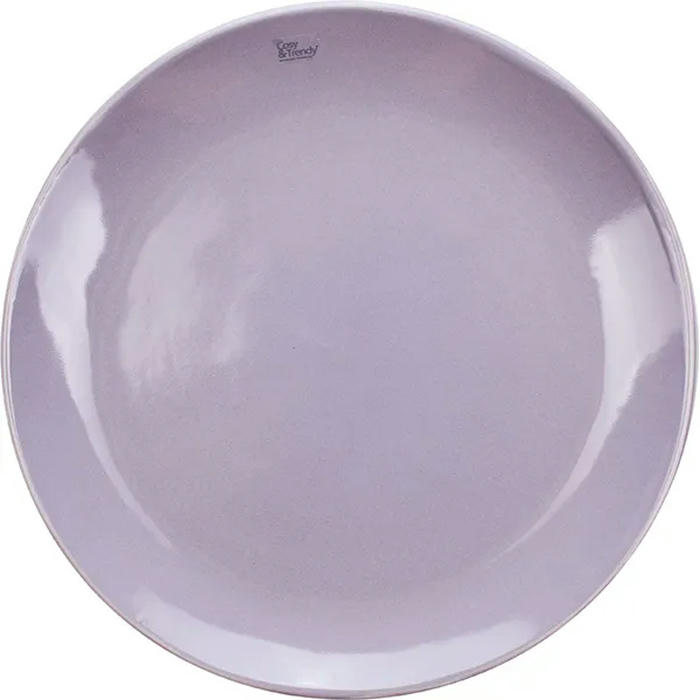 Тарелка десертная «Сублим Тауп» керамика D=22,5см пурпурн
