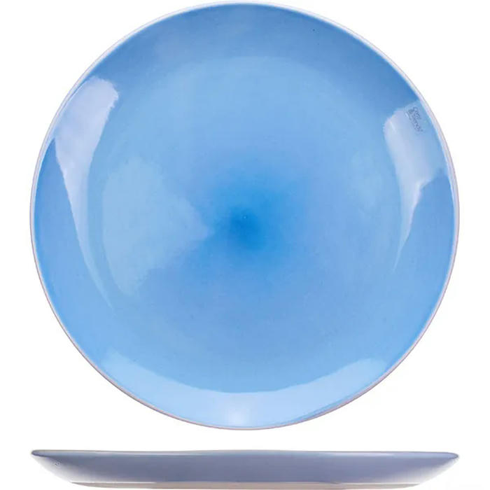 Тарелка для десерта «Сублим Блю» керамика D=22,5см голуб