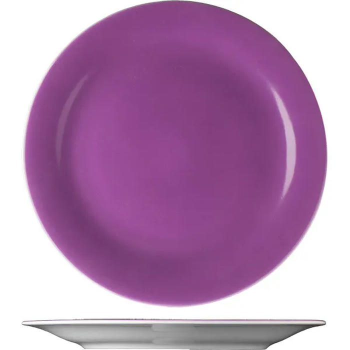 Тарелка мелкая «Дэйзи» фарфор D=19,5см фиолет