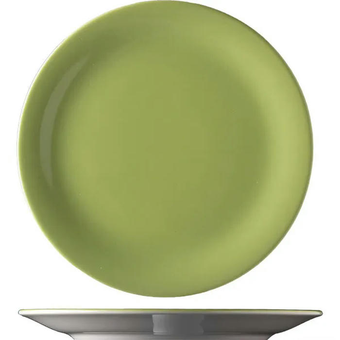 Тарелка мелкая «Дэйзи» фарфор D=19,5см зелен