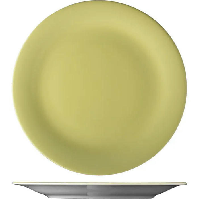 Тарелка мелкая «Дэйзи» фарфор D=19,5см желт
