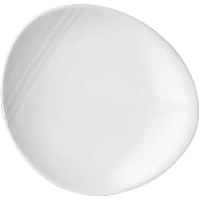 Тарелка «Органикс» фарфор D=200,H=25мм белый