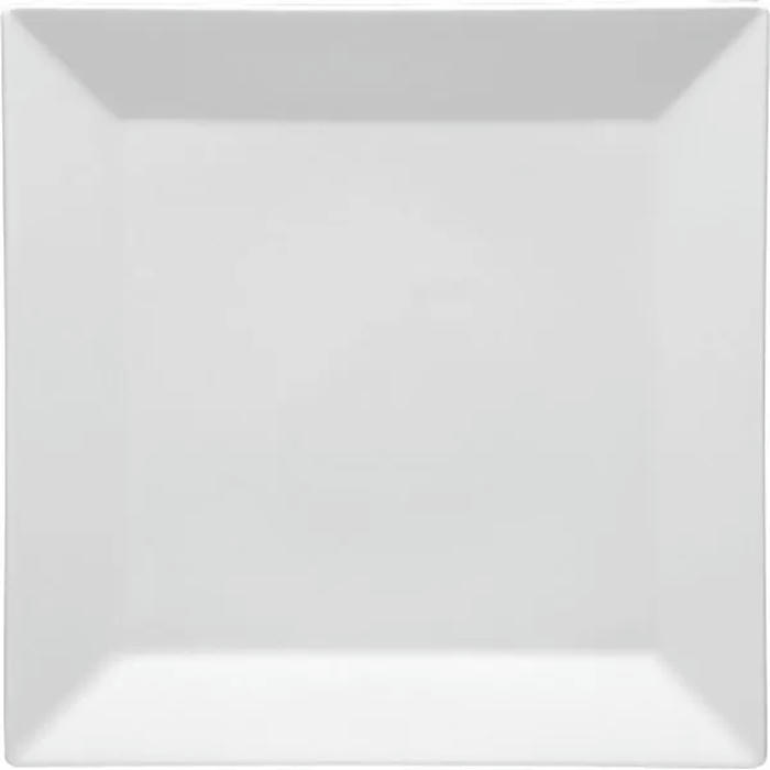 Тарелка квадратная «Классик» фарфор ,H=2,L=27,B=27см белый