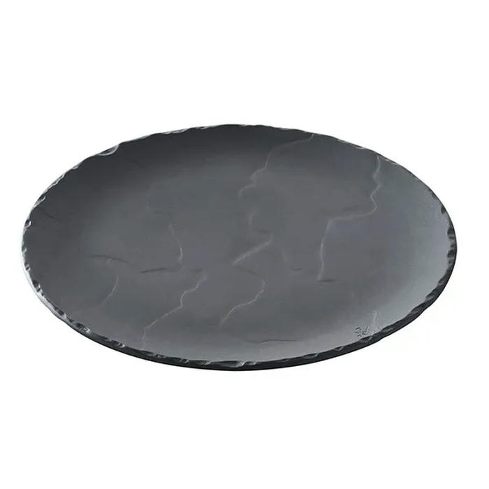 Тарелка мелк. «Базальт» керамика D=268,H=15мм черный