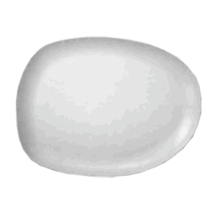 Тарелка мелкая «Исола» фарфор ,H=22,L=320,B=240мм белый