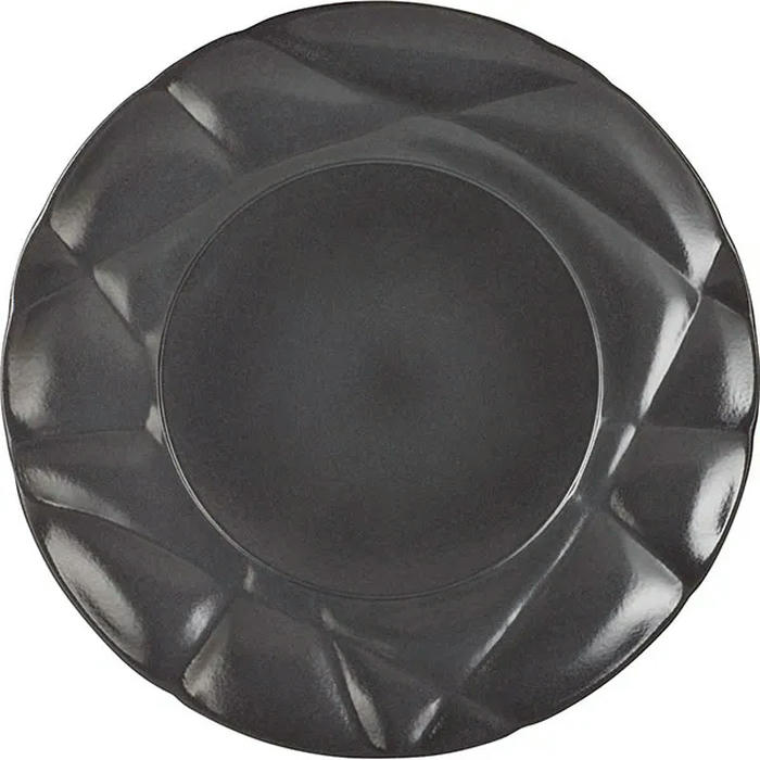 Тарелка мелкая «Саксэшен» фарфор D=260,H=28мм черный