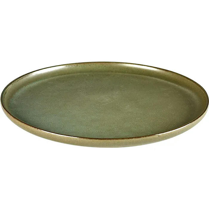 Тарелка «Серфис» керамика D=240,H=15мм зелен