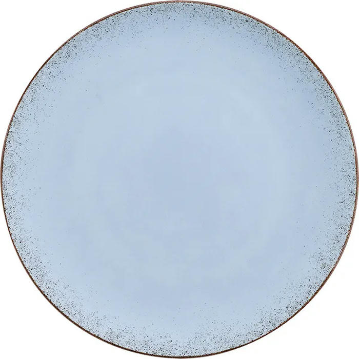 Тарелка мелкая «Опшенс Нэйчерал Блю» фарфор D=32,H=2см голуб