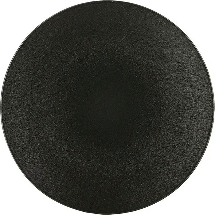 Тарелка мелкая «Экинокс» керамика D=28см черный