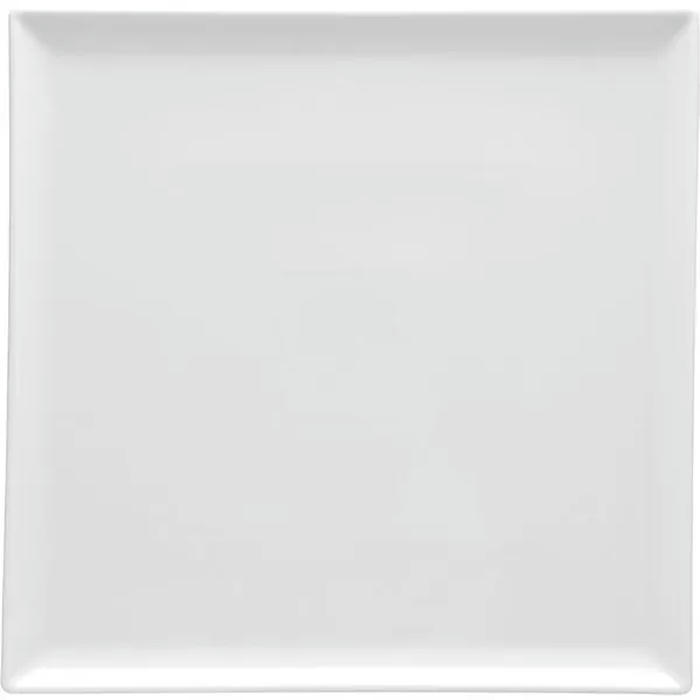 Тарелка квадратная «Анкара» фарфор ,L=30,5,B=30,5см белый