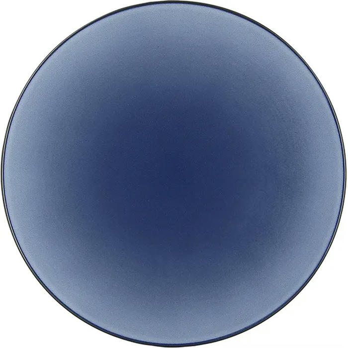 Тарелка мелкая «Экинокс» фарфор D=24,H=3см синий