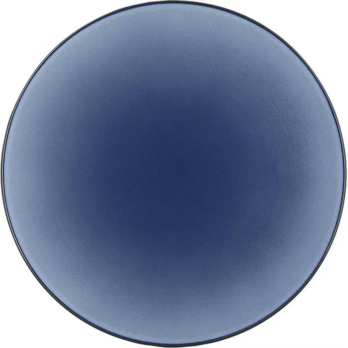 Тарелка мелкая «Экинокс» керамика D=280,H=33мм синий