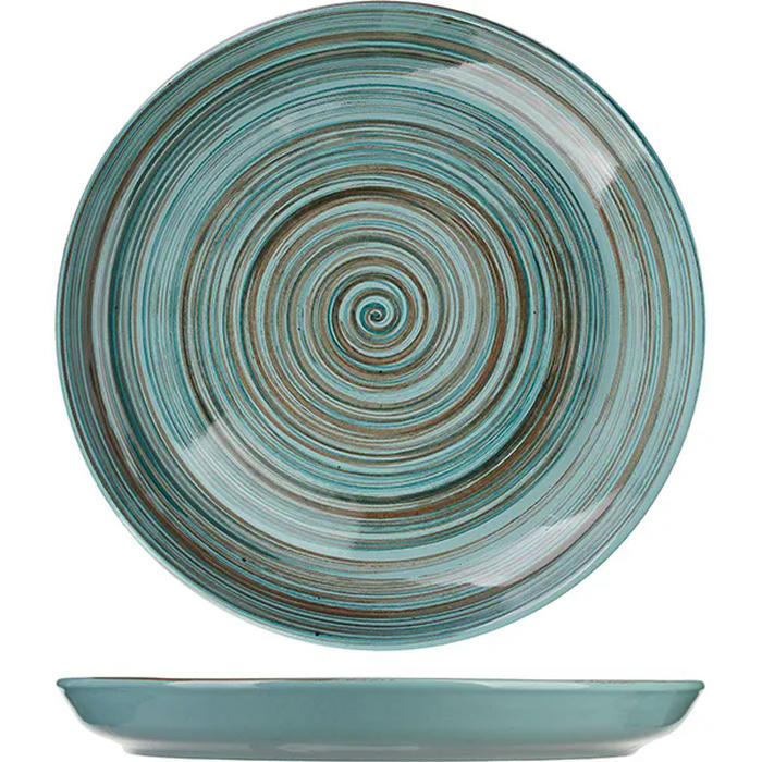 Тарелка мелкая «Скандинавия» керамика D=260,H=25мм голуб