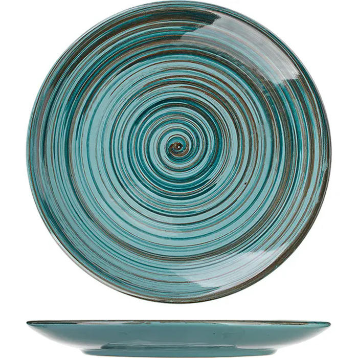 Тарелка мелкая «Скандинавия» керамика D=22,H=2см голуб