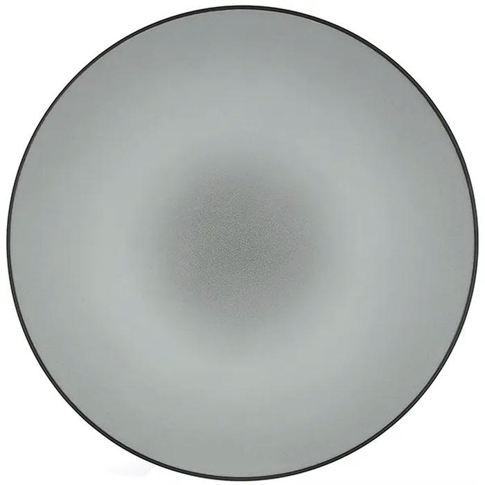 Тарелка мелкая «Экинокс» фарфор D=310,H=35мм серый
