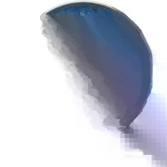 Тарелка «Ирис» фарфор D=210,H=27мм голуб
