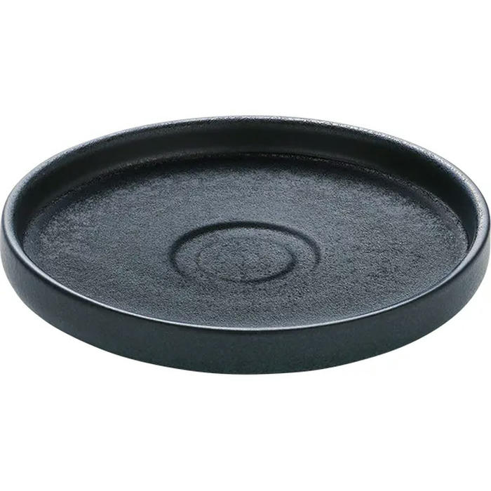 Тарелка мелкая «Нара» керамика D=15см черный