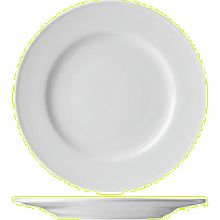 Блюдо круглое «Акапулько» фарфор D=30,H=3см белый