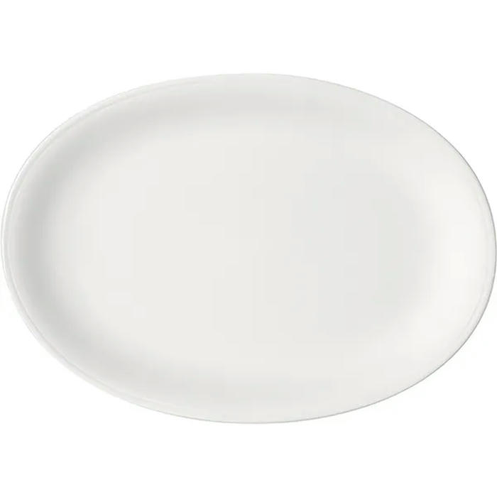Блюдо овальное «Бонн» фарфор ,L=32,3,B=22,8см белый