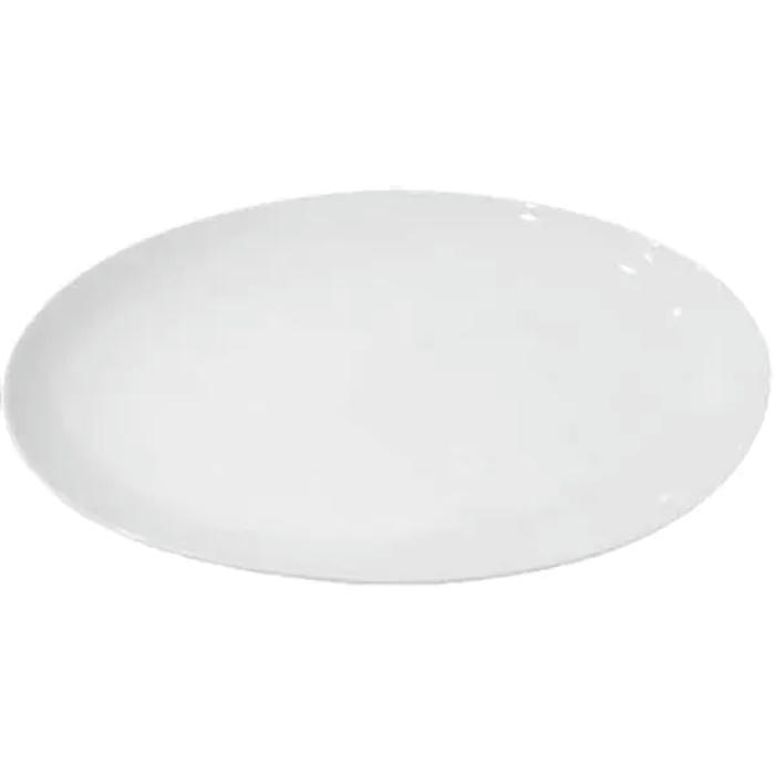 Блюдо овальное «Кунстверк» фарфор ,L=35,6см белый