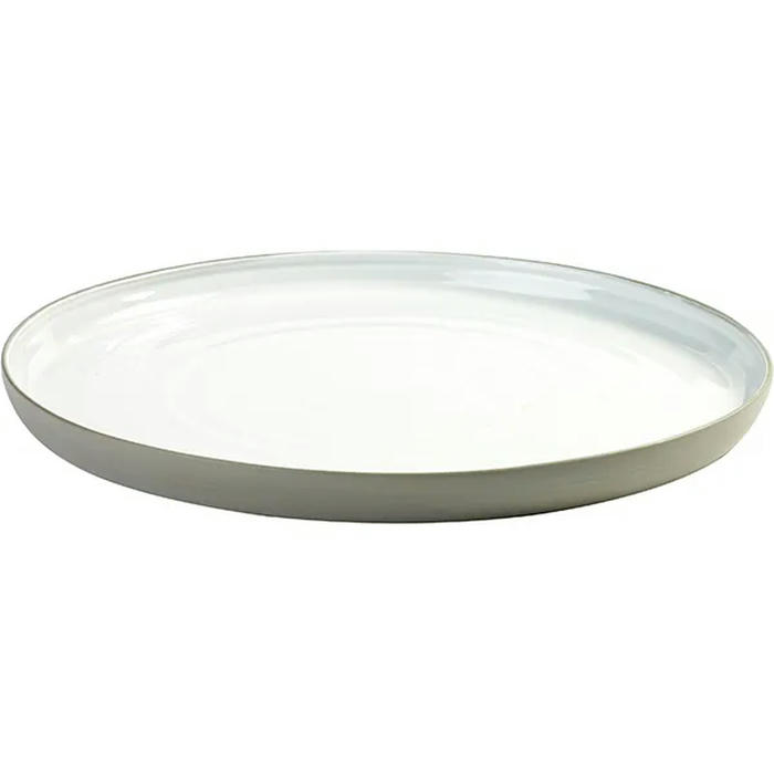 Блюдо круг. керамика D=31,H=3см белый,серый
