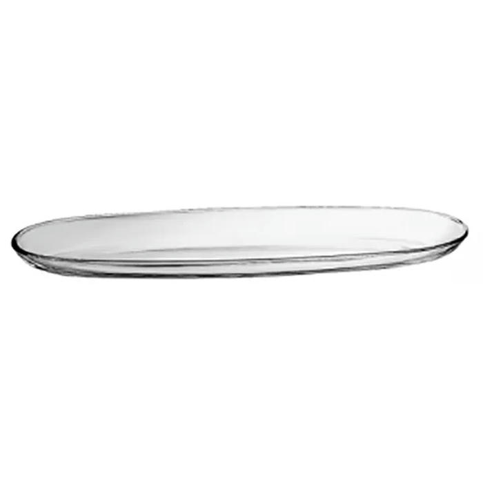 Блюдо овальное «Фениче» стекло ,L=410,B=95мм прозр