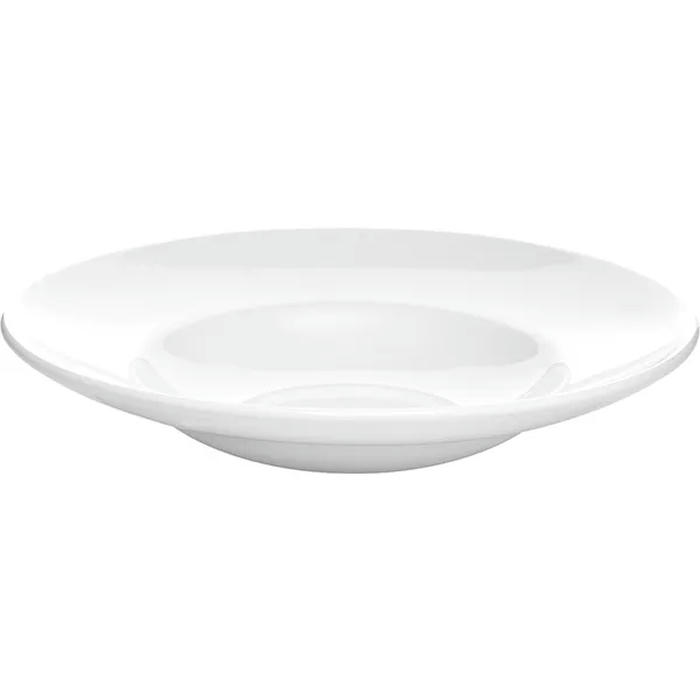 Салатник-тарелка глуб. «Монако Вайт» фарфор 200мл D=23,H=4см белый