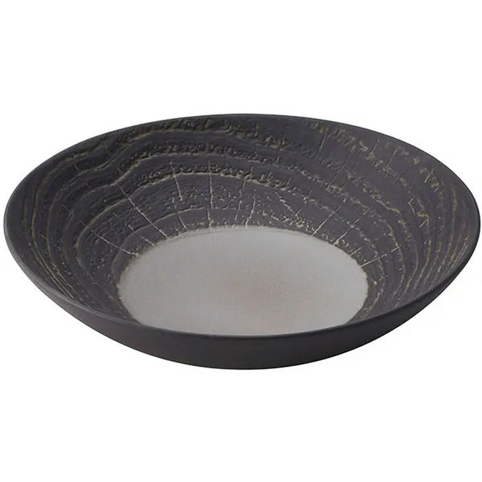 Салатник «Арборесценс» керамика 0,85л D=24,H=6см черный,серый