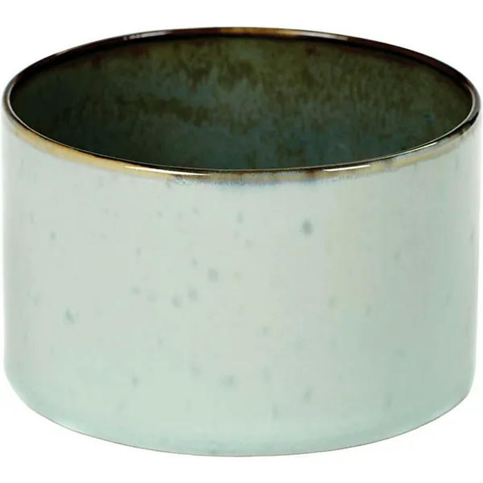 Салатник «Цилиндр» керамика 175мл D=75,H=50мм голуб.,серый