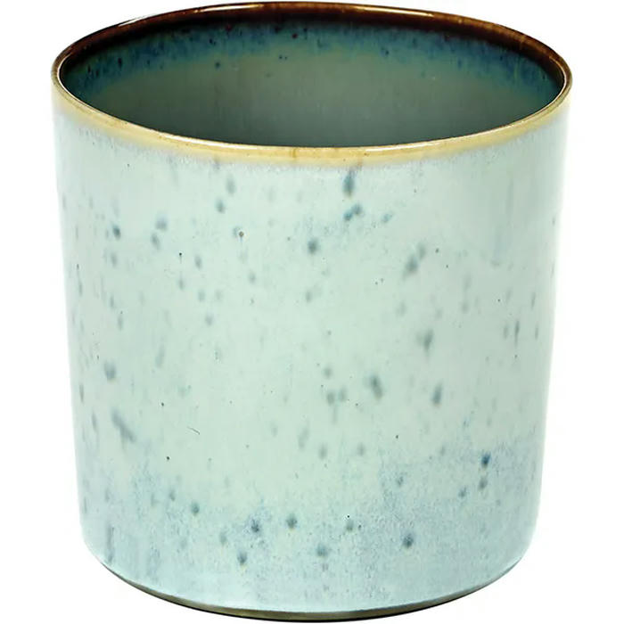 Салатник «Цилиндр» керамика 250мл D=75,H=75мм голуб.,серый