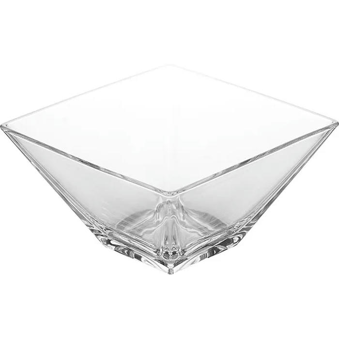 Салатник квадратный «Торчелло» стекло 1,8л ,H=11,L=20,B=20см прозр