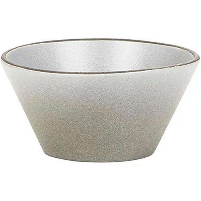 Салатник для комплимента «Экинокс» керамика 80мл D=82,H=41мм серый