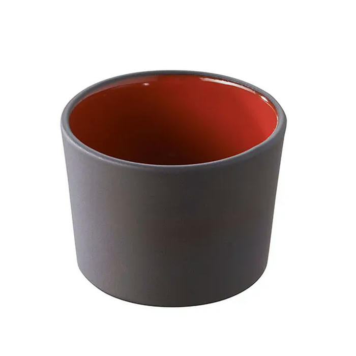 Форма для запекания фарфор 150мл D=75,H=50мм черный,красный