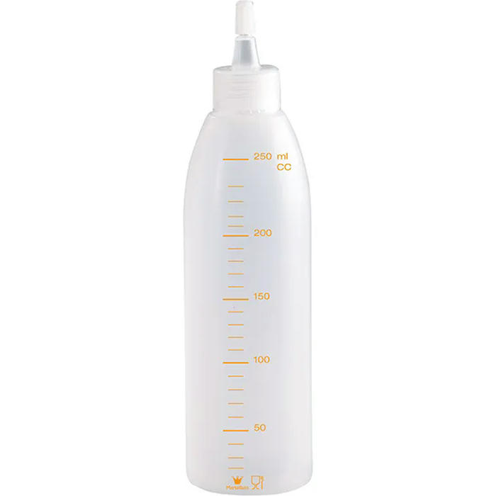 Бутылка мерная с носиком полиэтилен 250мл D=50,H=195мм матовый