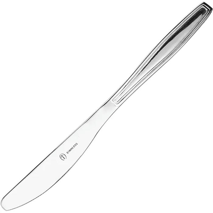 Нож столовый «Евро» сталь нерж. ,L=200/95,B=18мм металлич