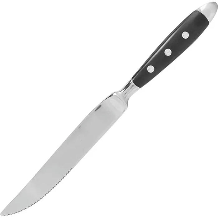 Нож для стейка «Дориа» сталь нерж. ,L=21/11,B=1см металлич.,черный
