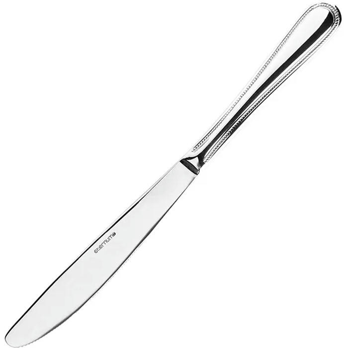 Нож столовый «Перле» сталь нерж. ,L=215/115,B=4мм металлич