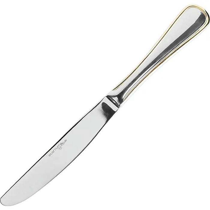 Нож столовый «Ансер Голд» сталь нерж. ,L=235/120,B=4мм металлич.,золотой