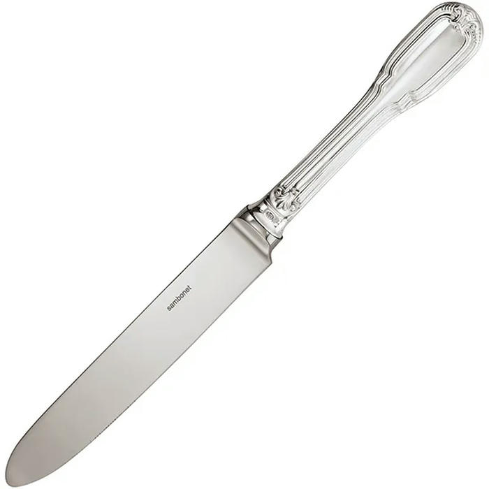 Нож столовый «Сан Боне» мельхиор,посеребрен. ,L=25,2см