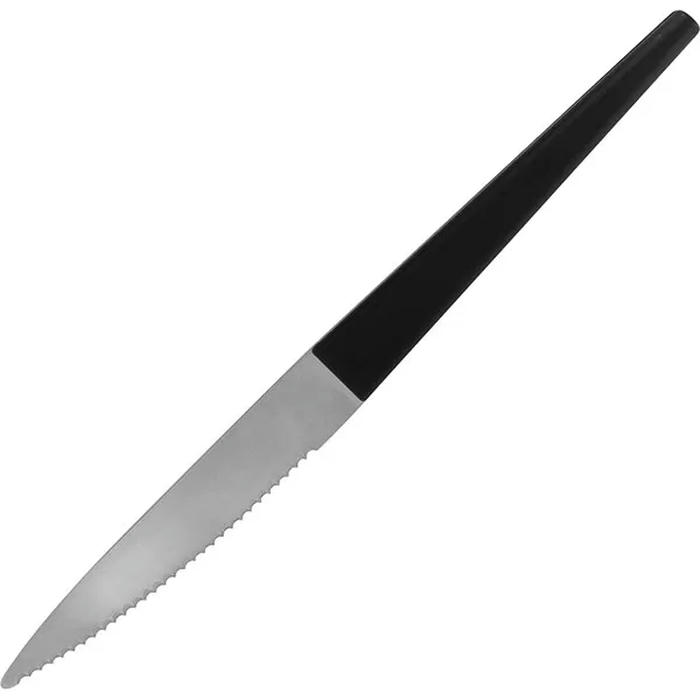 Нож для стейка «Трапе» сталь нерж.,пластик ,L=230/110,B=17мм металлич.,черный