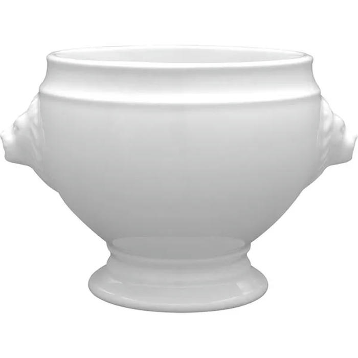 Чашка бульонная «Лео» фарфор 120мл D=70,H=60,L=95мм белый