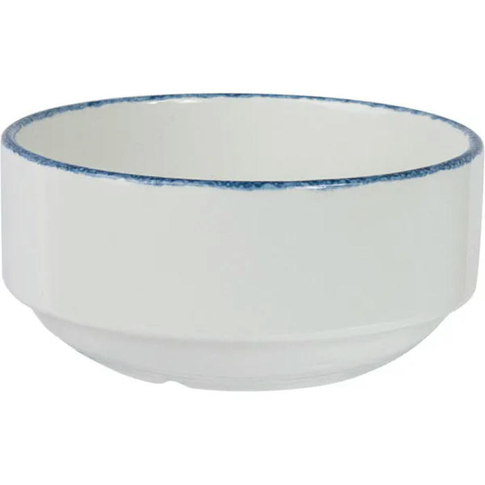 Чашка бульонная «Блю дэппл» фарфор 285мл белый,синий