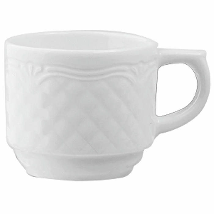 Чашка кофейная «Афродита» фарфор 100мл D=6,H=5,L=8см белый
